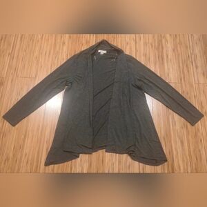 NWOT Misia Women's Gray Open Front Cardigan